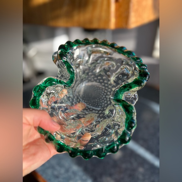 Murano Controlled Bubble Ashytray - Picture 1 of 4
